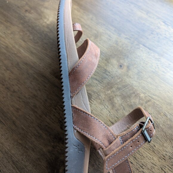 Chaco | Like New | Brown Leather Strap Sandals | Size 9 - Picture 7 of 8